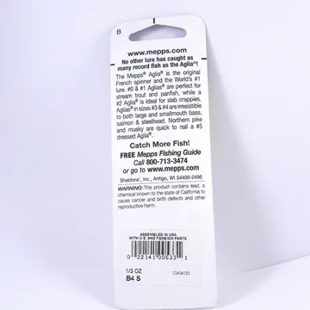 Mepps Aglia 4 Třpytka, Stříbrná, 9g, Červený Bod, #2296