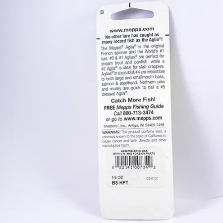 Mepps Aglia 3 Rotačka, Fire Tiger, 7g, Vel. 3, Blister, #2297