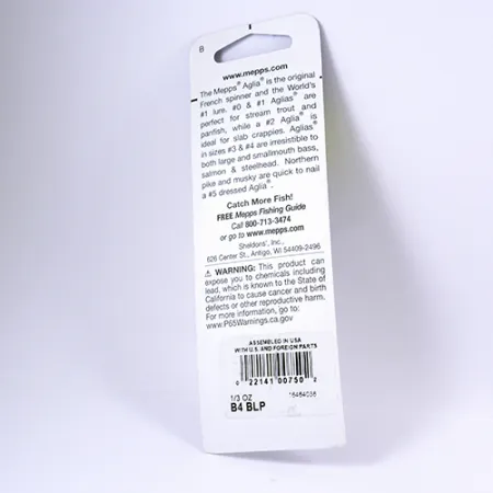 Mepps Aglia 4 Třpytka, Platinová modrá, 9g, Nerezová osa, #2298