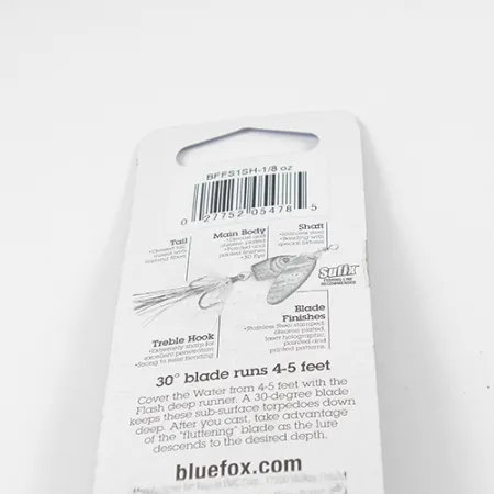 Blue Fox Flash Deep Runner Třpytka, Rainbow, 4g, Holo list, #2337