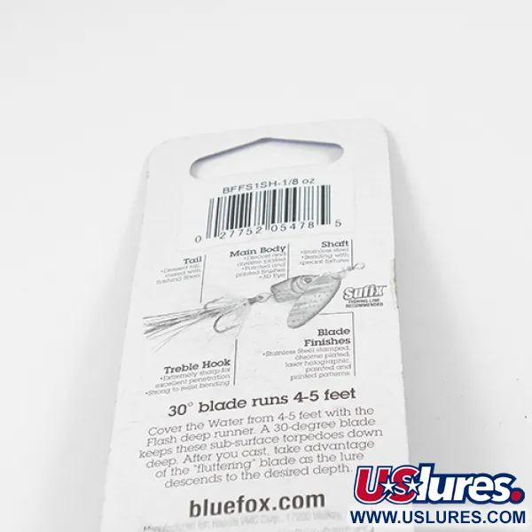 Blue Fox Flash Deep Runner Třpytka, Rainbow, 4g, Holo list, #2337