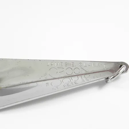 James E. Clark Clark Spoon Squid, Nikl, 35g, Proti váznutí, #2347