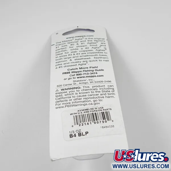 Mepps Aglia 4 Platinum Třpytka, Platinová modř, 9g, Rotační, #2361