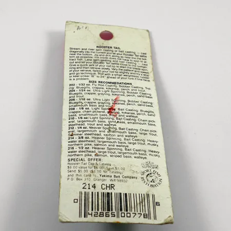 Worden’s Original Rooster Tail 5 Třpytka, Gold / Chartreuse, 12g, #2364