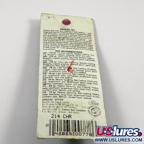 Worden’s Original Rooster Tail 5 Třpytka, Gold / Chartreuse, 12g, #2364