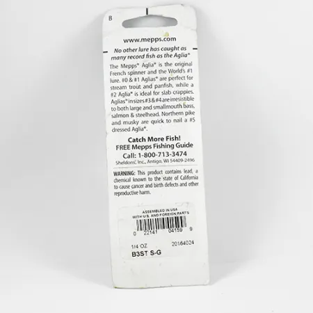 Mepps Aglia 3 Rotačka, Stříbrná, 7,3g, Veverčí ohon, #2366