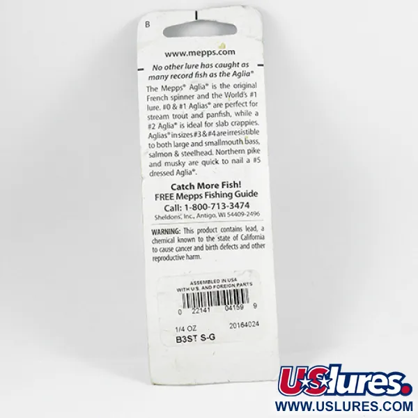 Mepps Aglia 3 Rotačka, Stříbrná, 7,3g, Veverčí ohon, #2366