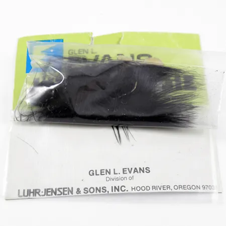 Glen Evans Little Dogie Jig-Fly, Černá, 7g, Vlasový jig, #2378