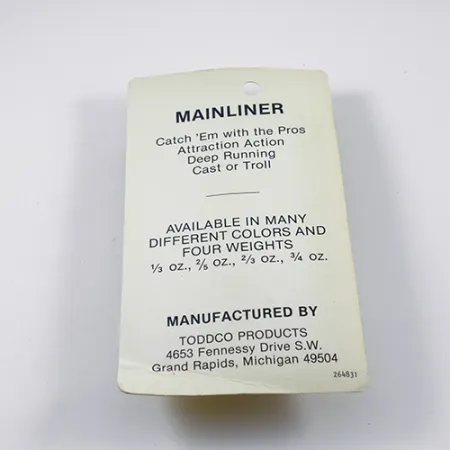 TODDCO Main liner Třpytka, Glow, 11g, Svítící, #2381