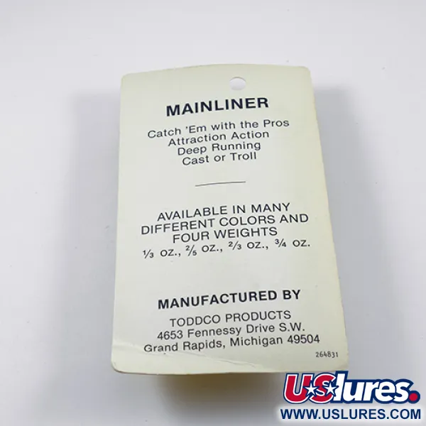 TODDCO Main liner Třpytka, Glow, 11g, Svítící, #2381