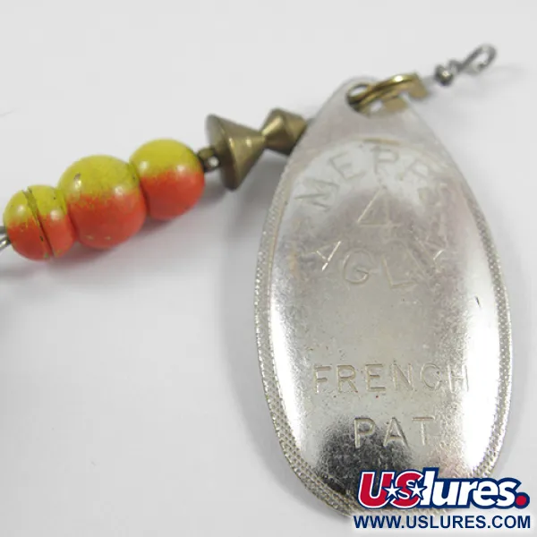 Mepps Aglia 4 třpytka, Nikl, 10g, Bucktail, #2394