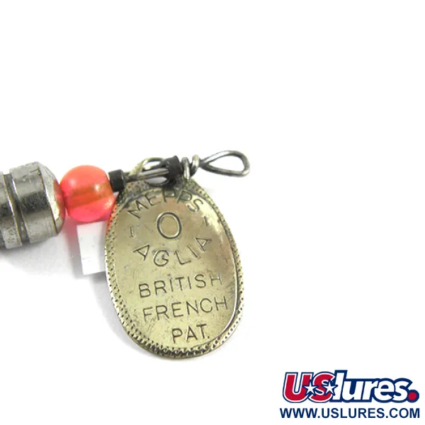 Mepps Aglia 0 Třpytka rotační, Mosaz, 2,5g, Francouzský design, #2404