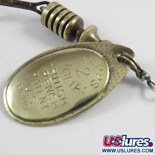 Mepps Aglia 2 Třpytka, Mosaz, 4,5g, Okamžitá Rotace, #2405