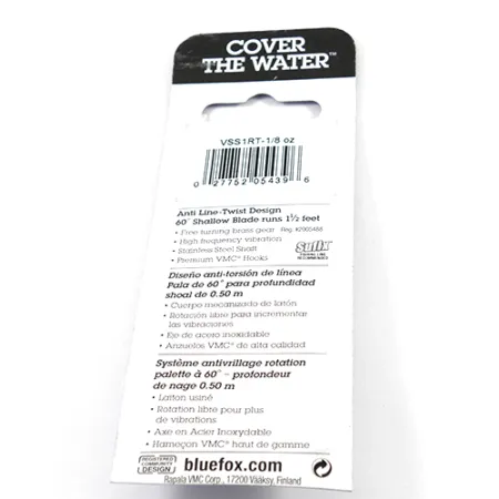 Blue Fox Vibrax Shallow Třpytka, Pstruh duhový, 4g, #2410