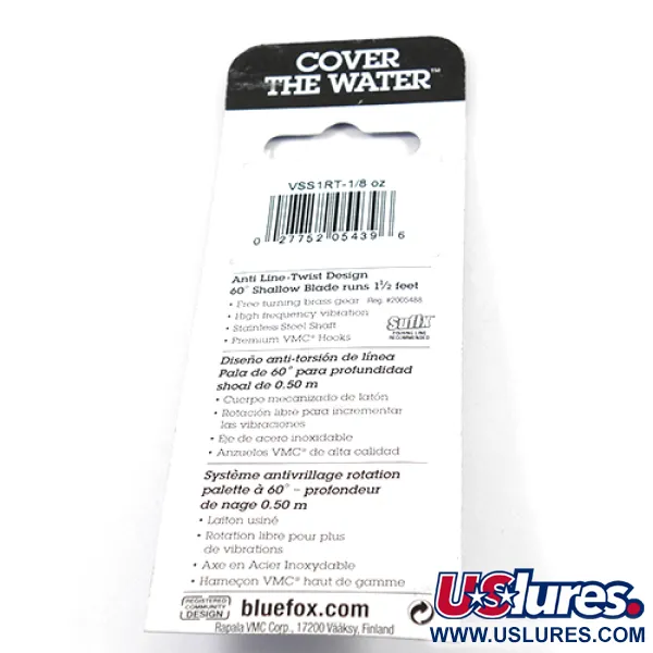 Blue Fox Vibrax Shallow Třpytka, Pstruh duhový, 4g, #2410