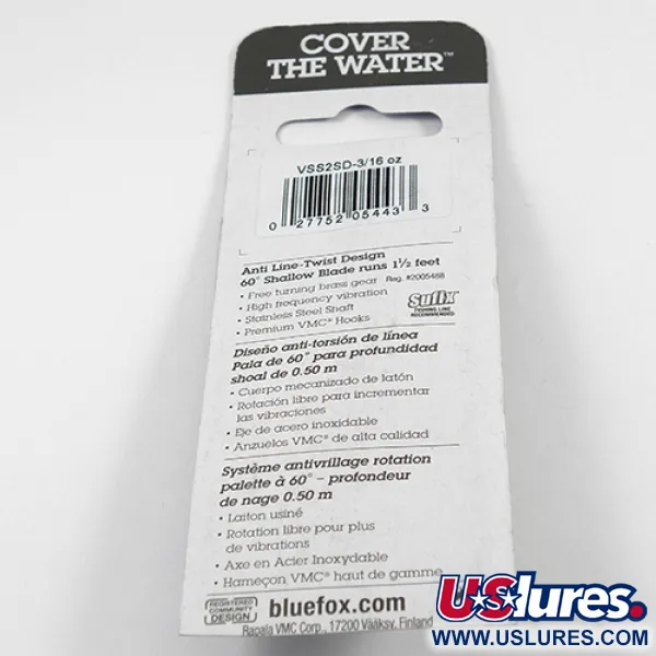 Blue Fox Vibrax Shallow Třpytka, Duhová, 6g, Do Mělčin, #2411