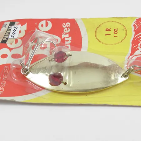 Hofschneider Red Eye Wiggler Plandavka, Zlatá, 28g, Červené oči, #2442