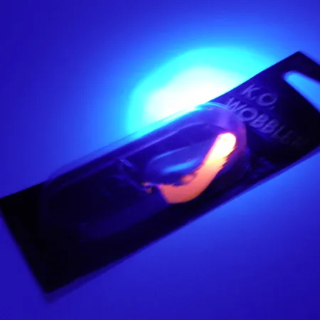 Acme K.O. Wobbler UV Plandavka, Nikl/UV Orange, 14g, UV aktivní, #2446