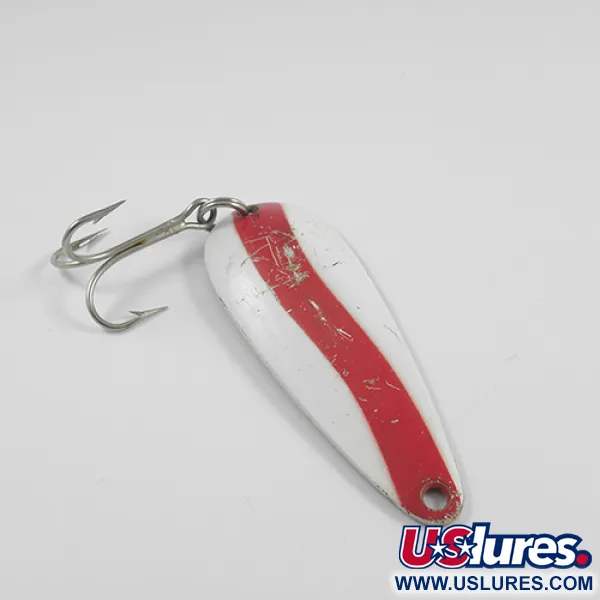 Len Thompson #2 Plandavka, Červená/Bílá/Mosaz, 28g, Mosaz, #2460