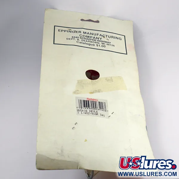 Eppinger Dardevle Huskie Devle Třpytka, Červená, 94g, Nikl, #2471