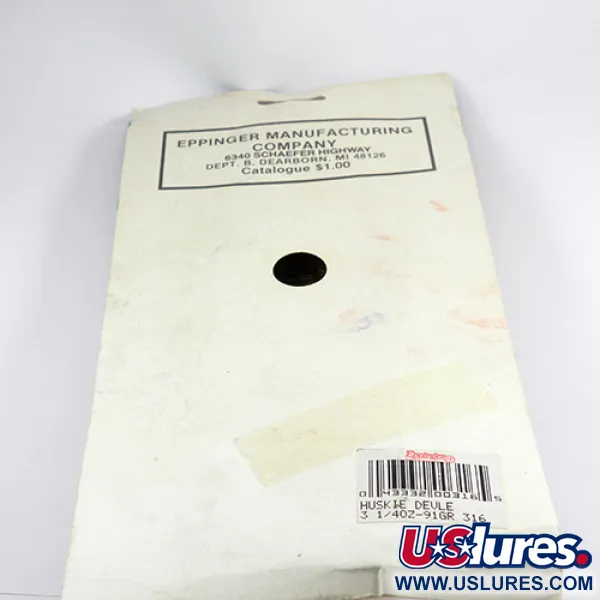 Dardevle Huskie Devle Plandavka, Červená / Slonová kost, 91g, #2472