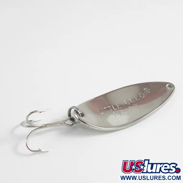 Acme Little Cleo Glow Plandavka, Nikl/Bílá/Glow, 11,5g, Glow, #2512