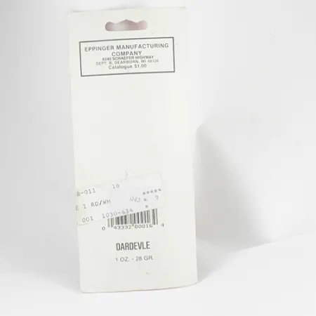 Eppinger Dardevle Plandavka, Červená / Nikl / Slonová kost, 28g, #2557