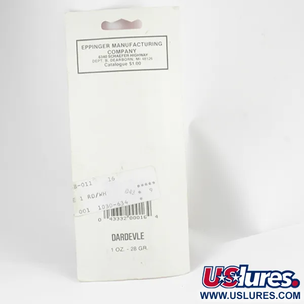 Eppinger Dardevle Plandavka, Červená / Nikl / Slonová kost, 28g, #2557