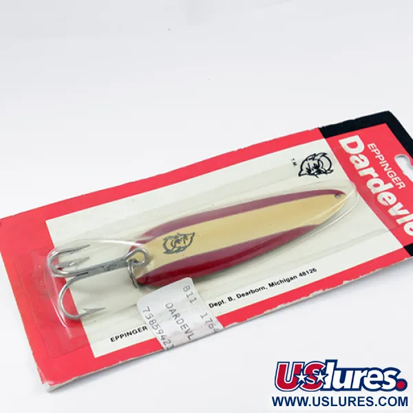 Eppinger Dardevle Plandavka, Červená / Nikl / Slonová kost, 28g, #2557