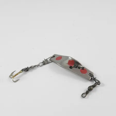 Z-RAY Lures Z-Ray Plandavka, Nikl / Červená, 4.5g, Klasický Design, #2562