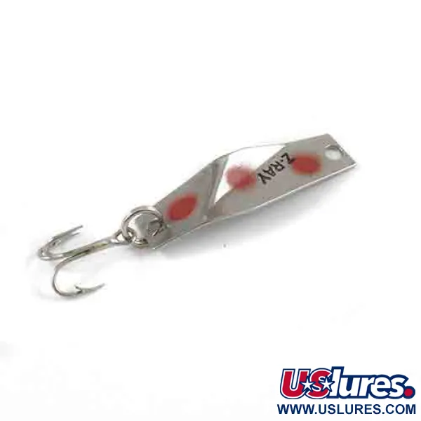 Z-RAY Lures Z-Ray Model 110 Plandavka, Nikl/Červená, 1,5g, #2563