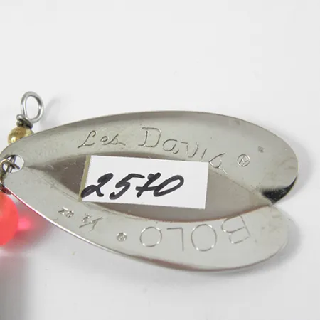 Luhr Jensen Les Davis Bolo Třpytka, Mosaz/Nikl, 14g, #2570