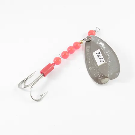 Třpytka Luhr Jensen Les Davis Bolo, Nikl / Červená, 9g, #2572