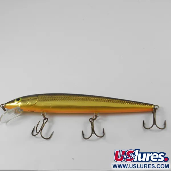 Rapala Original Floater Wobler, Zlatá, 18g, Balza, #2574