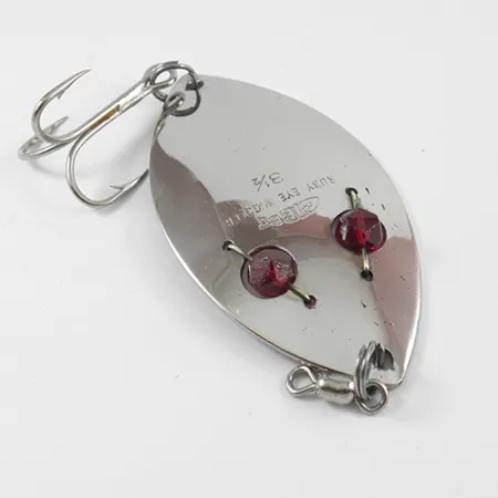 Gibbs Ruby Eye Wiggler Plandavka, Nickel / Red Eyes, 35g, Skleněné oči, #2587