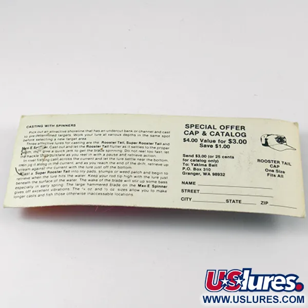 Worden’s Original Rooster Tail 6 Třpytka, Stříbrná/Růžová, 15g, #2597