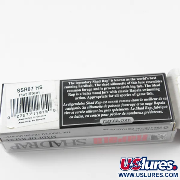 Rapala Shallow Shad Rap Wobler, Okoun, 7g, Balsa, #2613