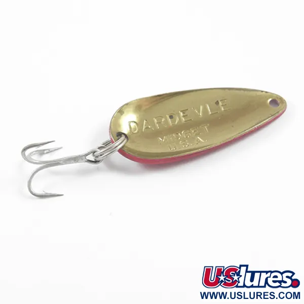 Plandavka Eppinger Dardevle Midget, Červená/Bílá/Mosaz, 6g, #2727