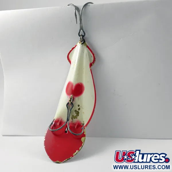 Buck Perry Spoonplug Třpytka, Červeno-bílá, 21g, Hloubková, #2762