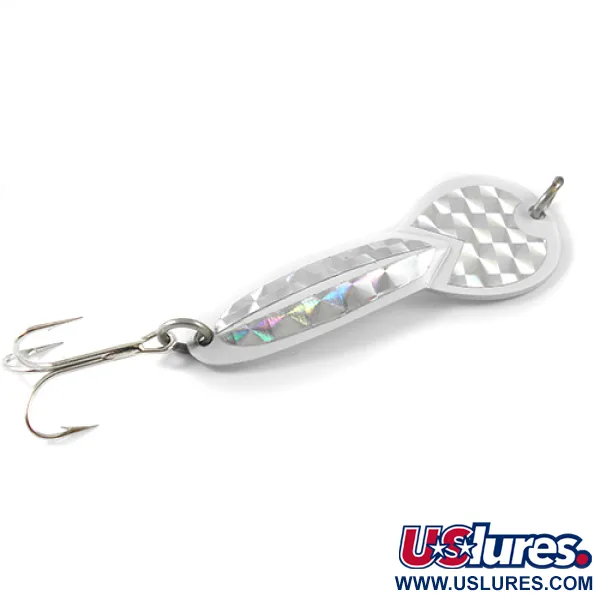 Glen Evans Loco 3 Třpytka, Bílá/Hologram, 17g, Vintage, #2771