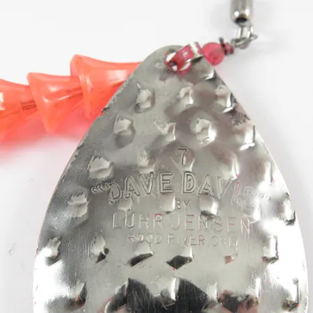 Luhr Jensen Dave Davis Třpytka, Růžová/Nikl, 17g, Tepaná, #2776