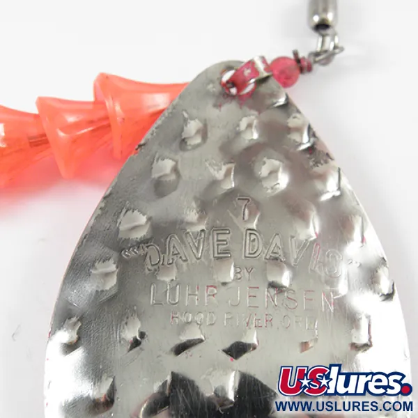 Luhr Jensen Dave Davis Třpytka, Růžová/Nikl, 17g, Tepaná, #2776