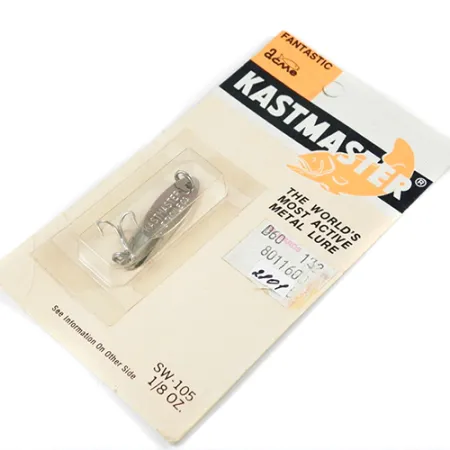 Acme Kastmaster Plandavka, Stříbrná, 3,5g, Aerodynamická, #2801