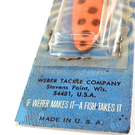 Weber Spoon Plandavka, Červená / Černá, 11g, Vintage OVP, #2802