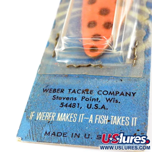 Weber Spoon Plandavka, Červená / Černá, 11g, Vintage OVP, #2802