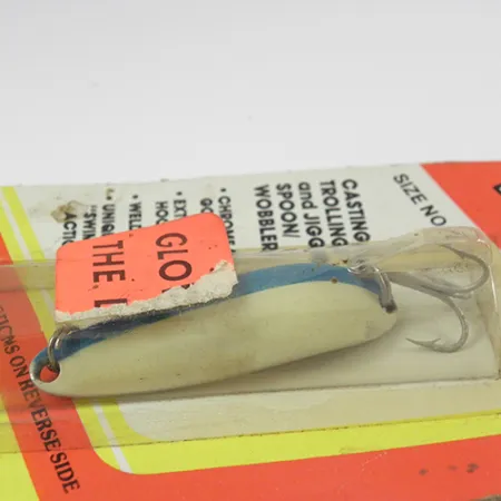 Luhr Jensen Krocodile Die #3 Glow Plandavka, Bílá/Modrá, 14g, #2803