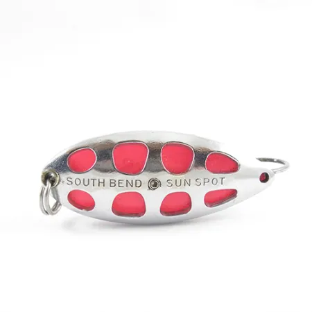South Bend Sun Spot Plandavka, Nikl / Červená, 14g, nezvazne, #2807