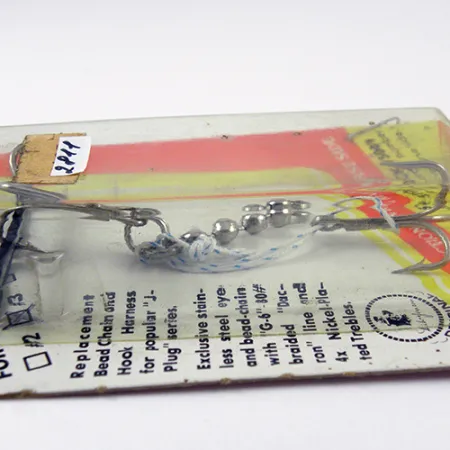 Luhr Jensen Hook Harness Montáž, Nikl, 6g, Kuličkový řetízek, #2811