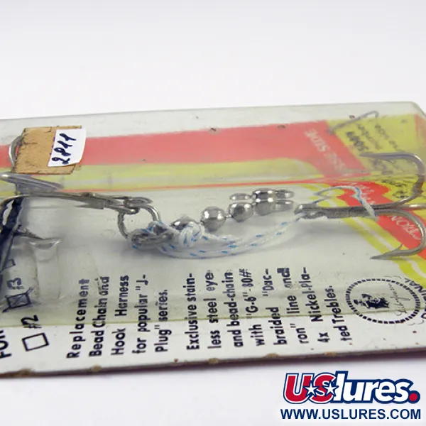 Luhr Jensen Hook Harness Montáž, Nikl, 6g, Kuličkový řetízek, #2811