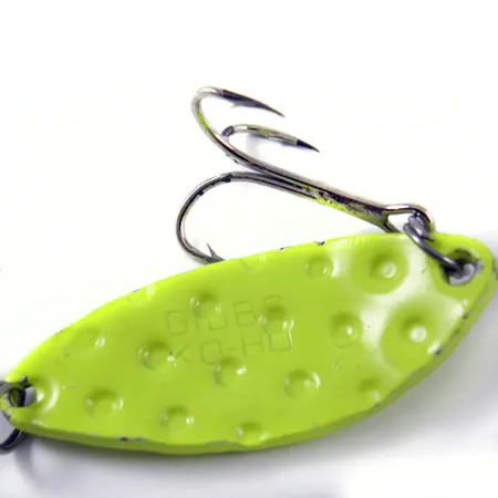 Gibbs KOHO Plandavka, Chartreuse, 14g, Tepaný povrch, #2813